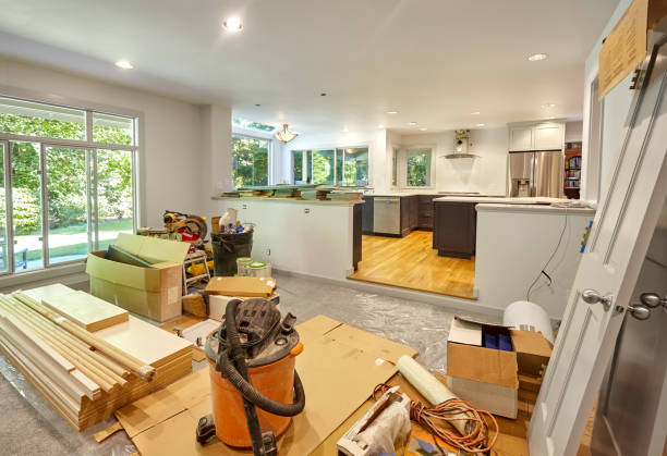 Professional Kitchen Flooring technician working in Osseo, WI